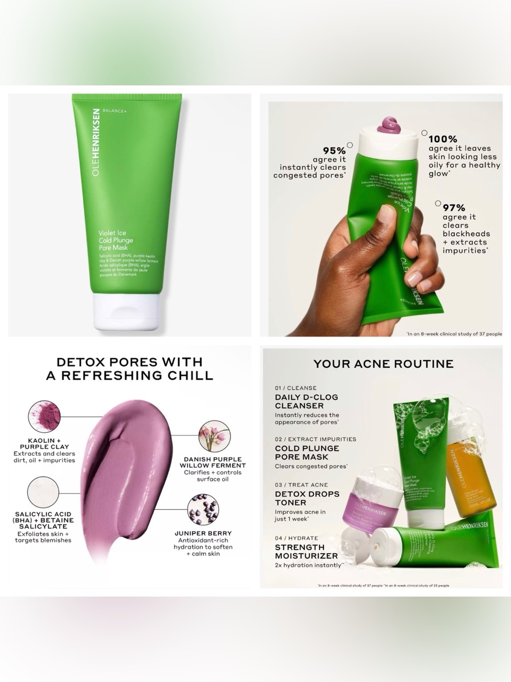 Ole Henriksen Violet Ice Cold Plunge Pore Mask